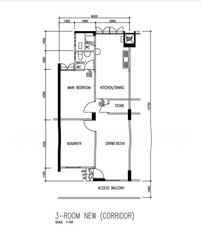 Blk 105 Bukit Purmie Ville (Bukit Merah), HDB 3 Rooms #575456121